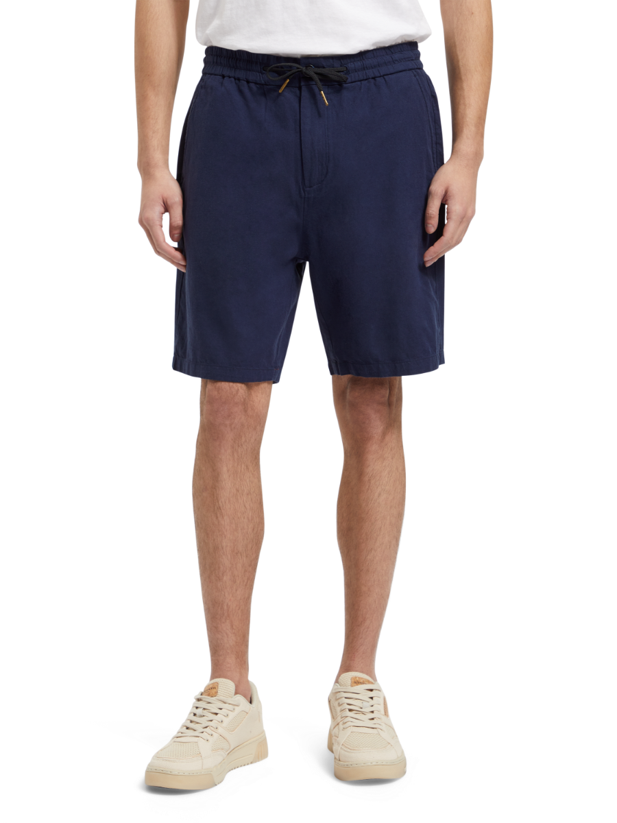 Fave- Cotton/Linen Twill Bermu