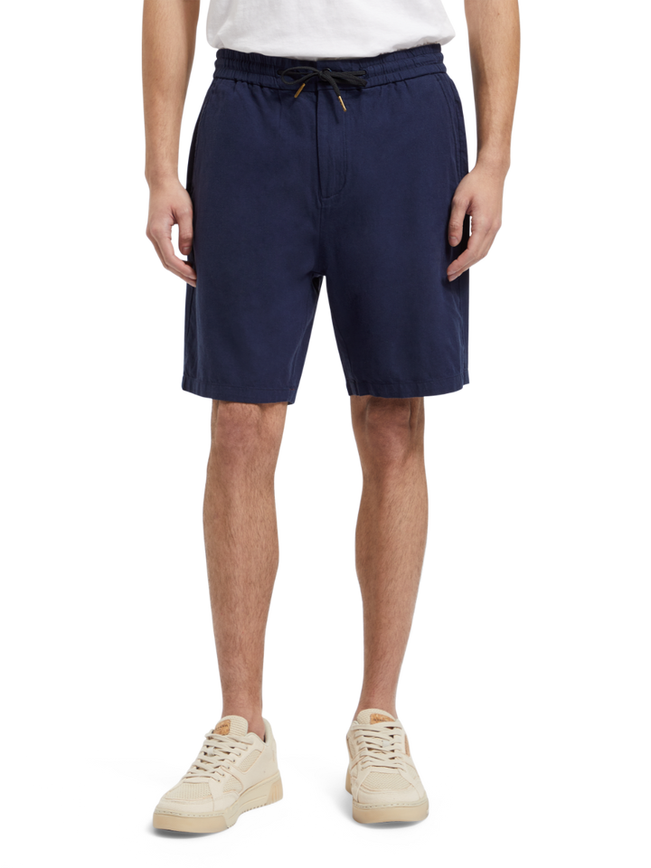 Fave- Cotton/Linen Twill Bermu