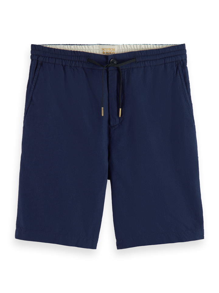 Fave- Cotton/Linen Twill Bermu