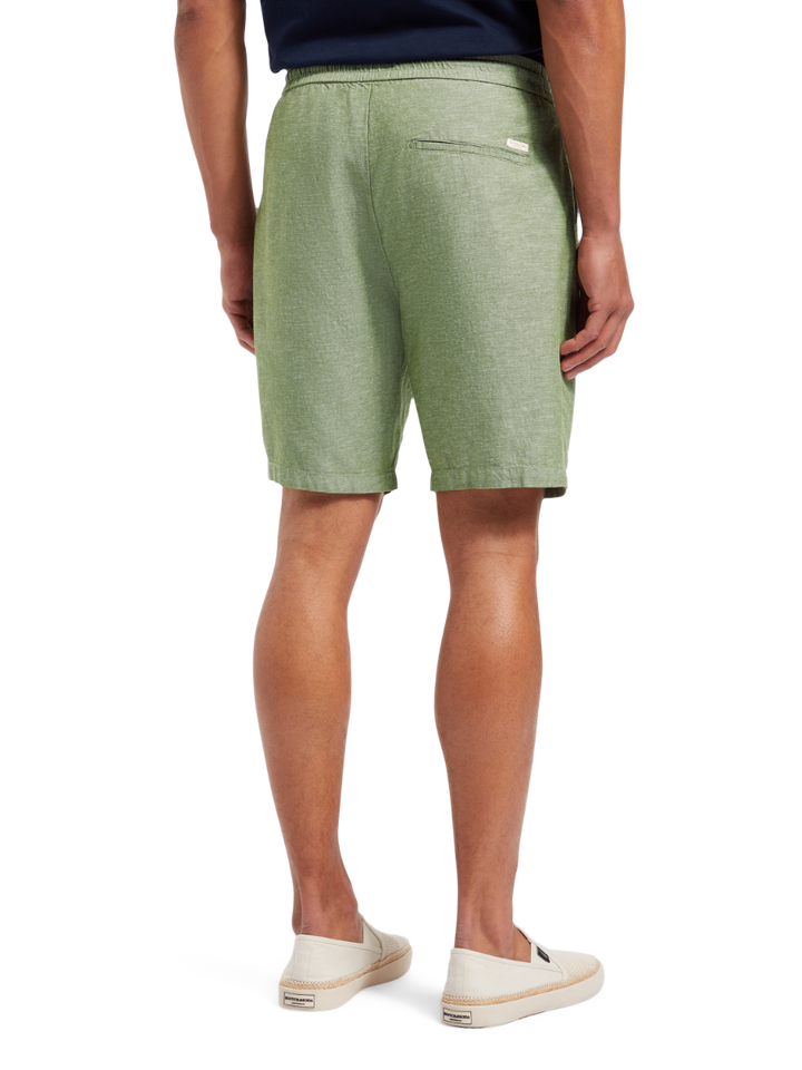Fave- Cotton/Linen Twill Bermu