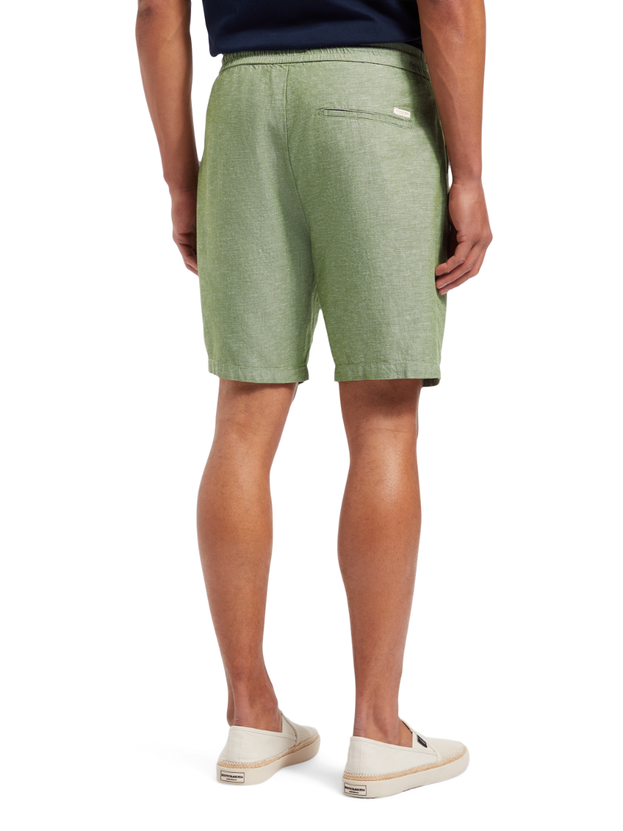 Fave- Cotton/Linen Twill Bermu