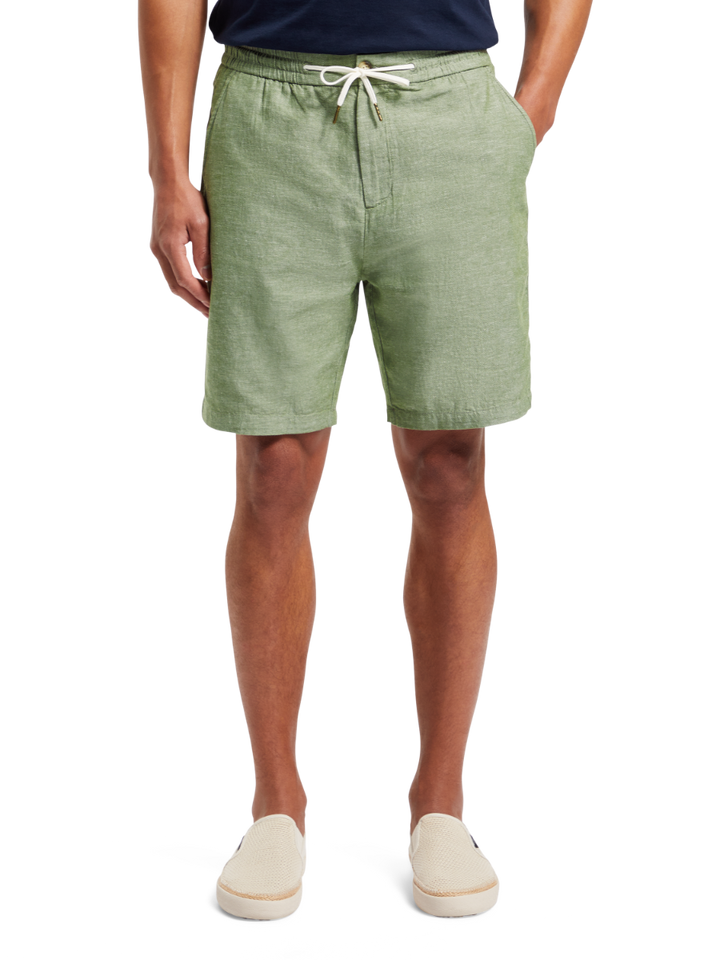 Fave- Cotton/Linen Twill Bermu