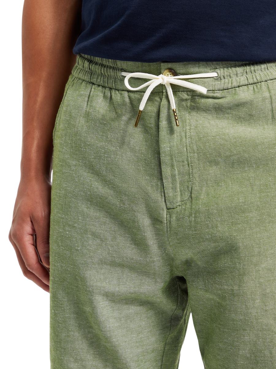 Fave- Cotton/Linen Twill Bermu