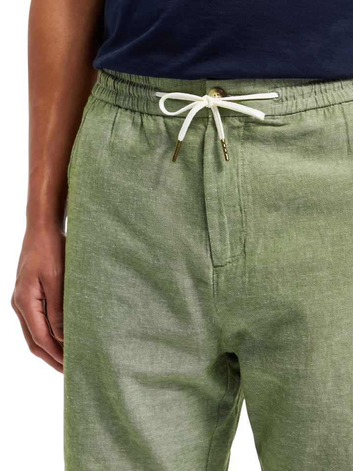 Fave- Cotton/Linen Twill Bermu