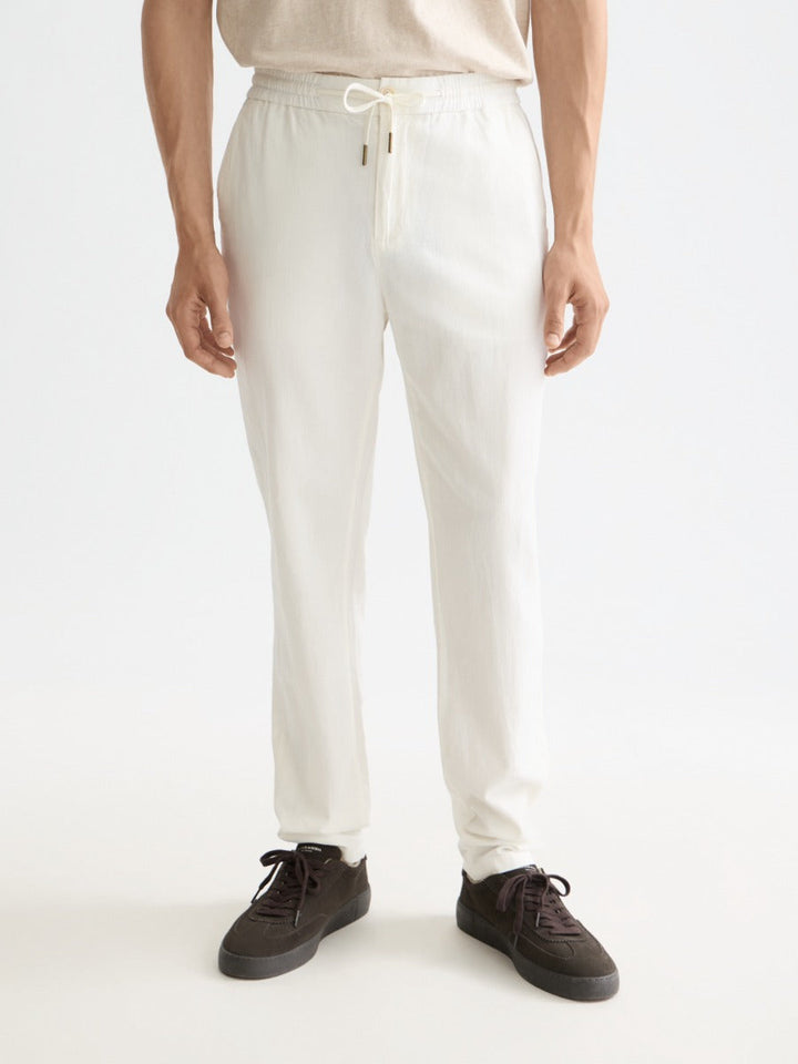 Essentials Warren Cotton/linen Twill Jogger