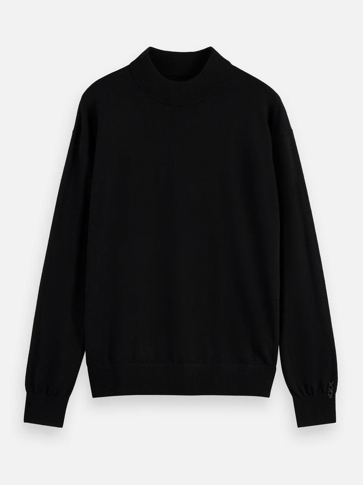 CORE - DROPPED SHOULDER MOCK NECK PULLOVER
