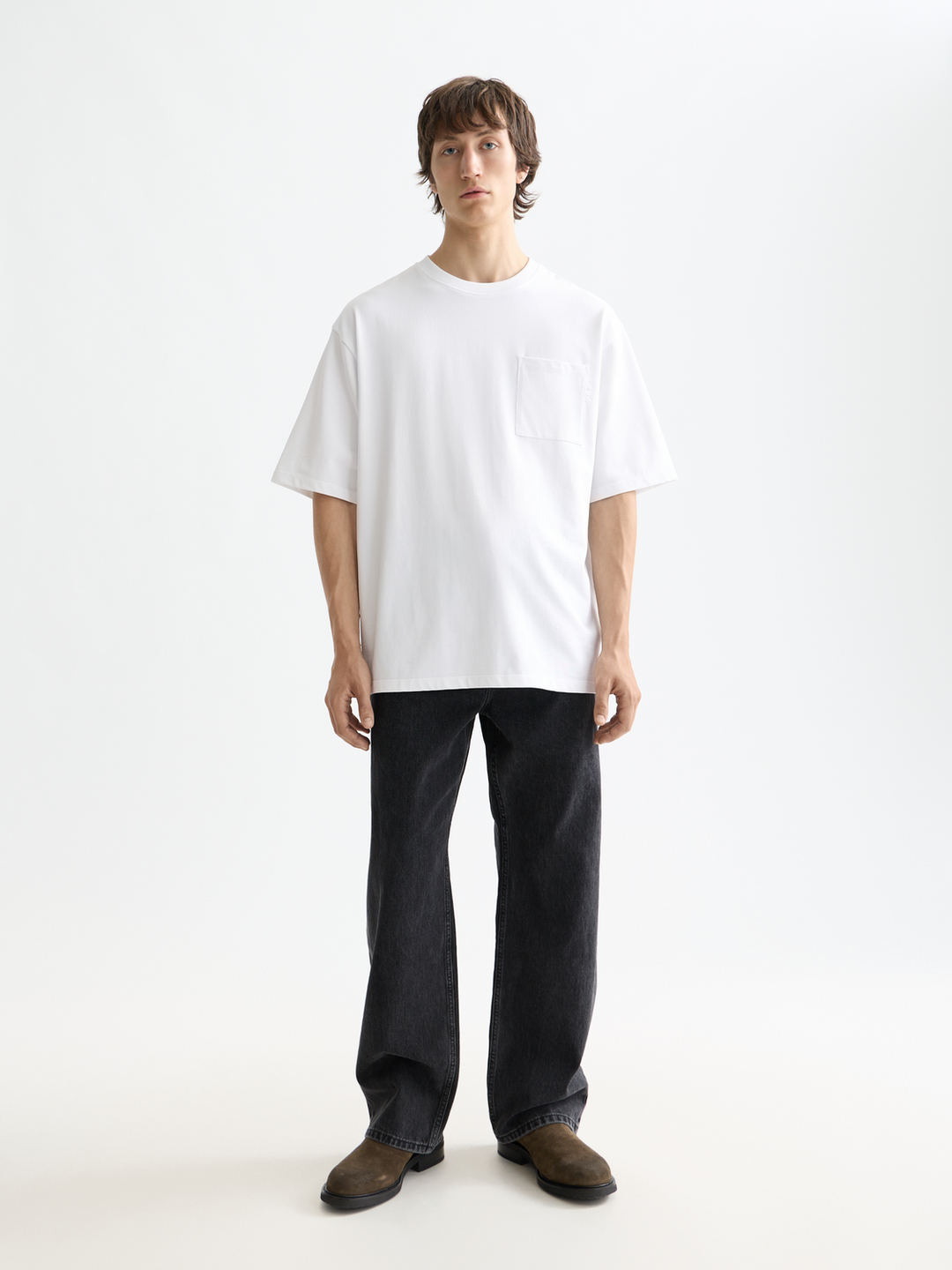Essentials 3 Crosses Loose Pocket T-Shirt