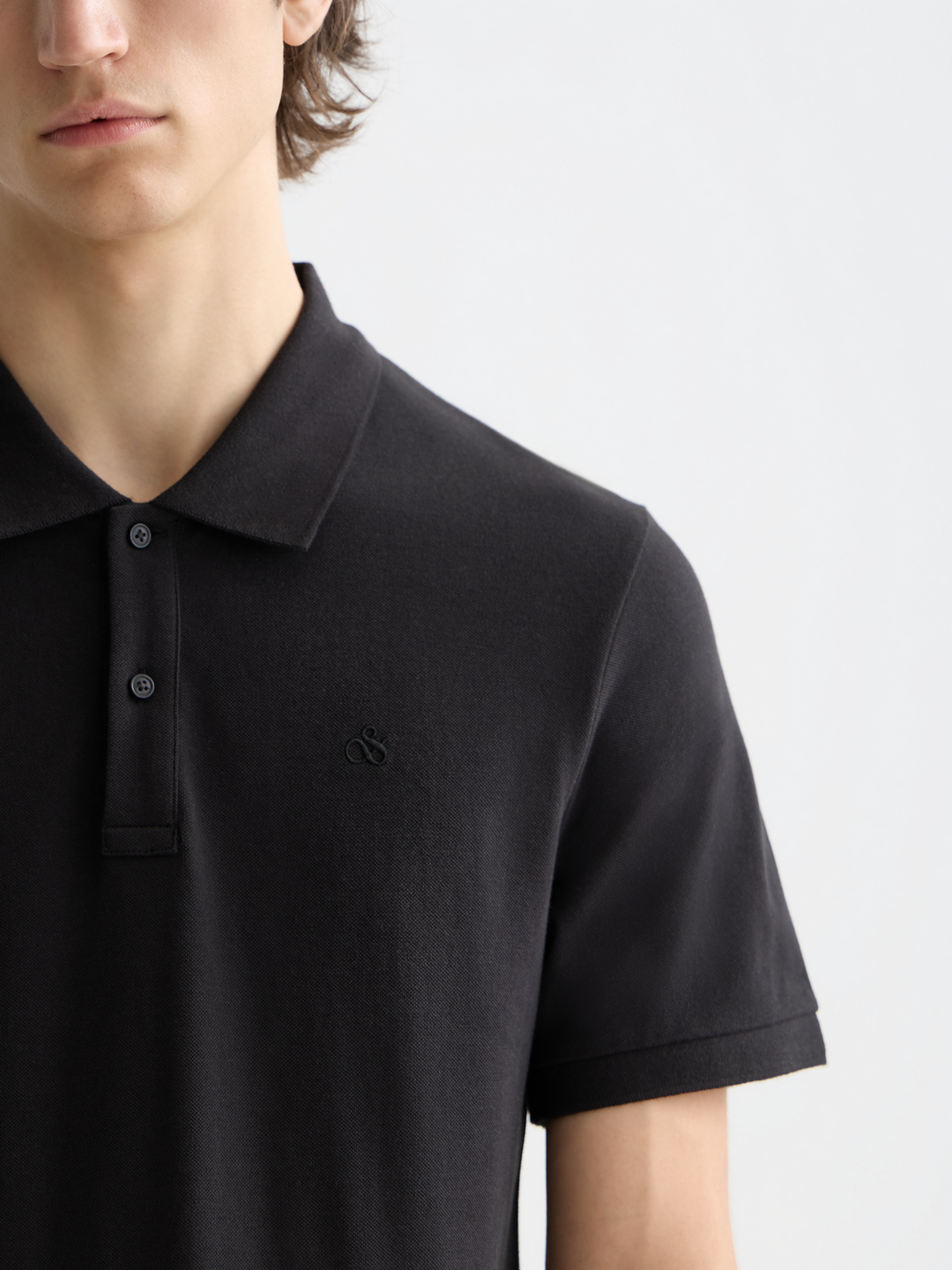 Essentials Logo Pique Polo