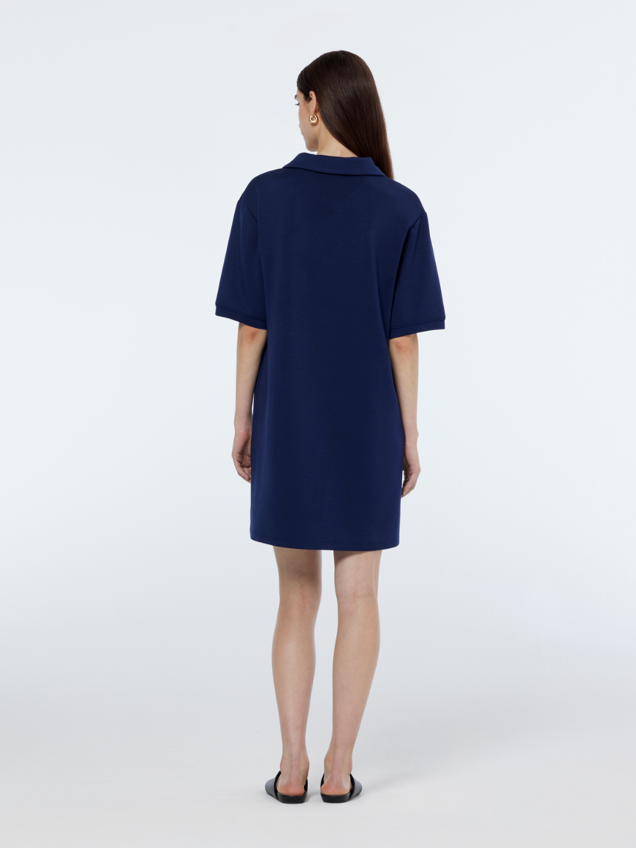 Mini Modal polo dress