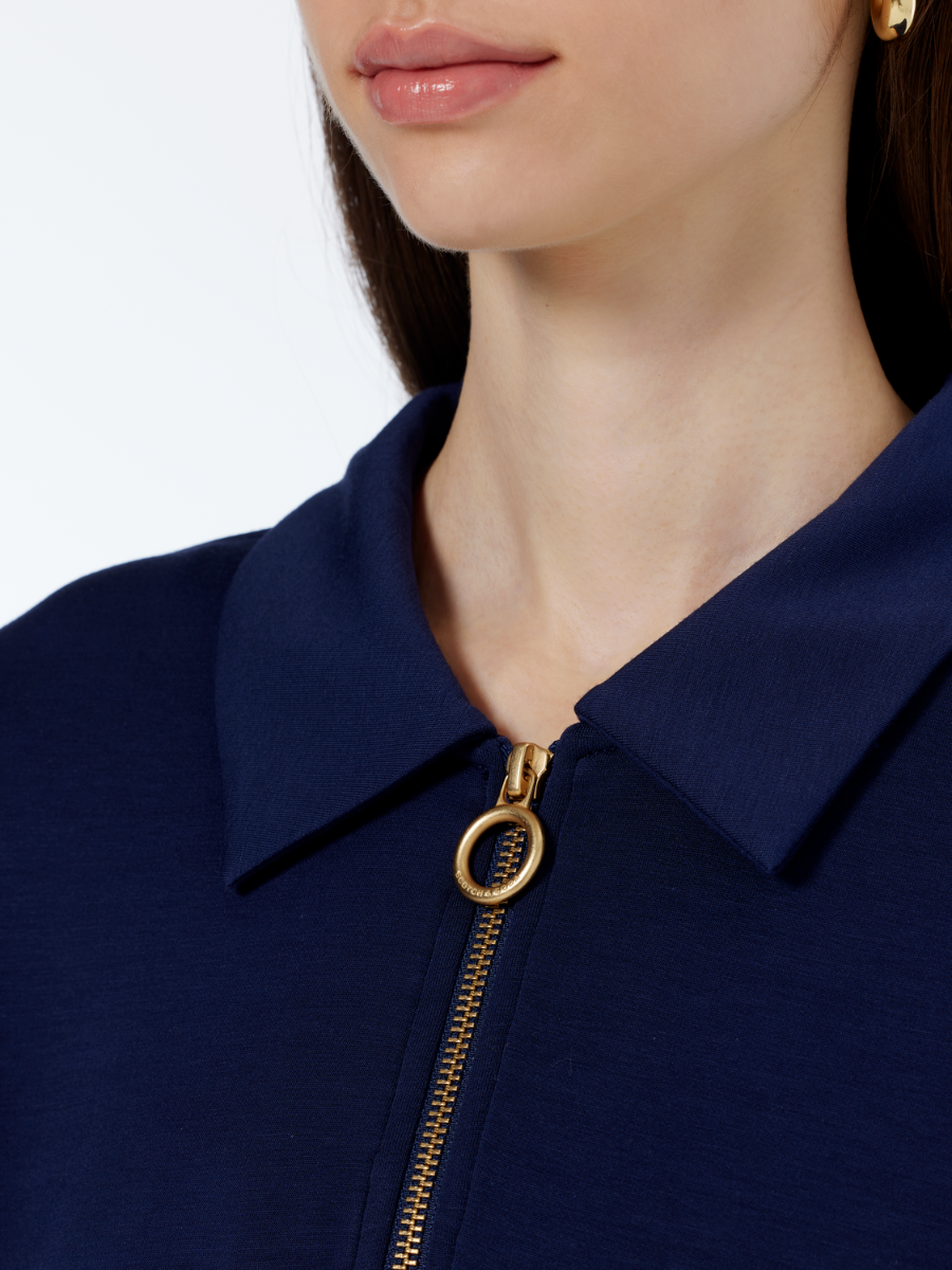 Mini Modal polo dress