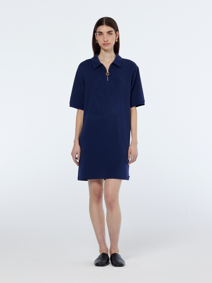Mini Modal polo dress