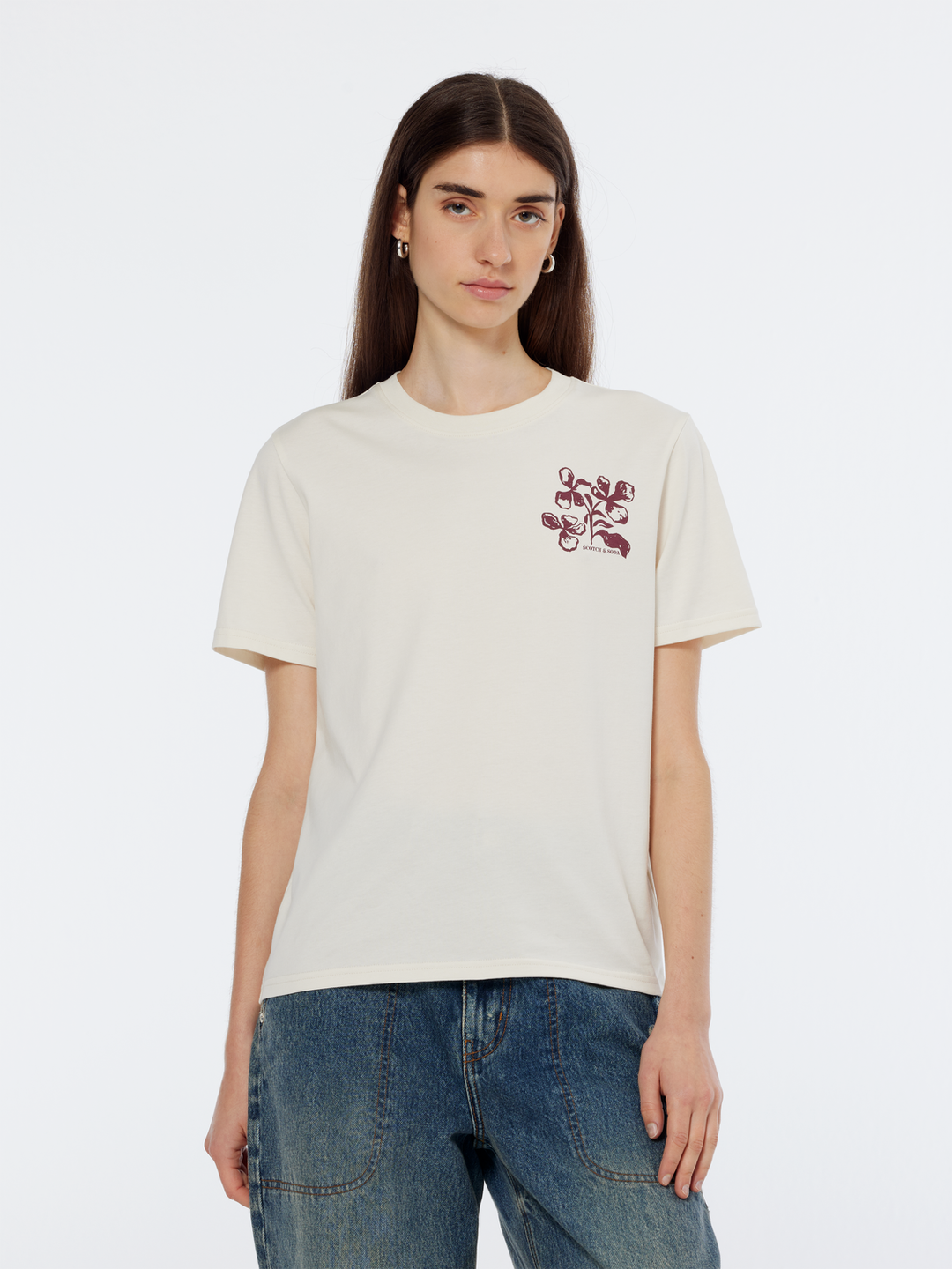 Chest artwork regular fit T-shirt