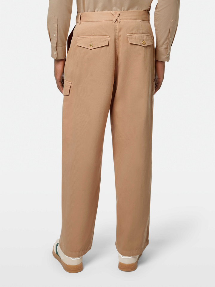 Daze - garment-dyed herringbone cargo pant