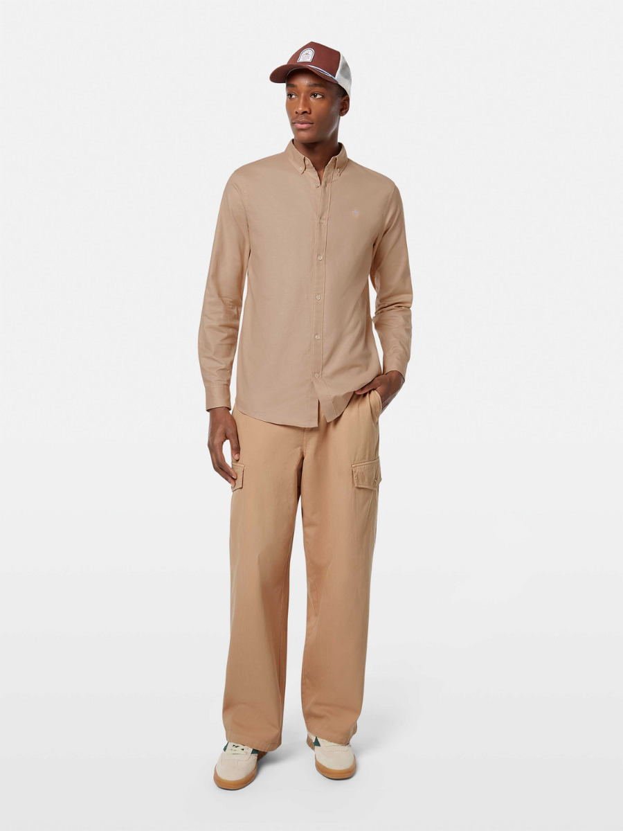 Daze - garment-dyed herringbone cargo pant