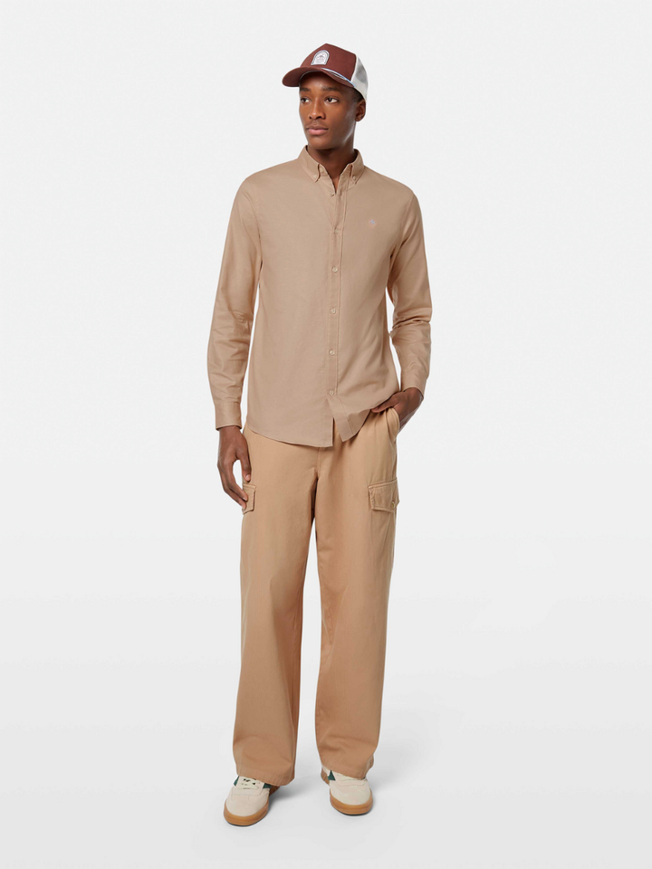 Daze - garment-dyed herringbone cargo pant