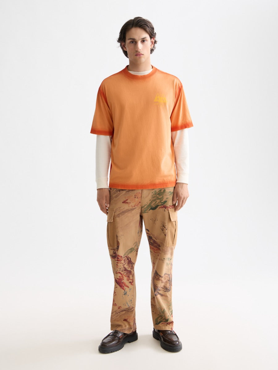 Loose Fit Garment Dye Aw T-Shirt