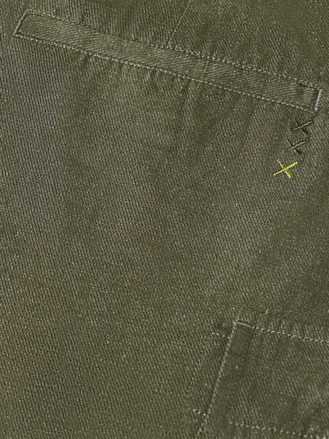 Linen-Blend Relaxed Cargo Bermuda Shorts