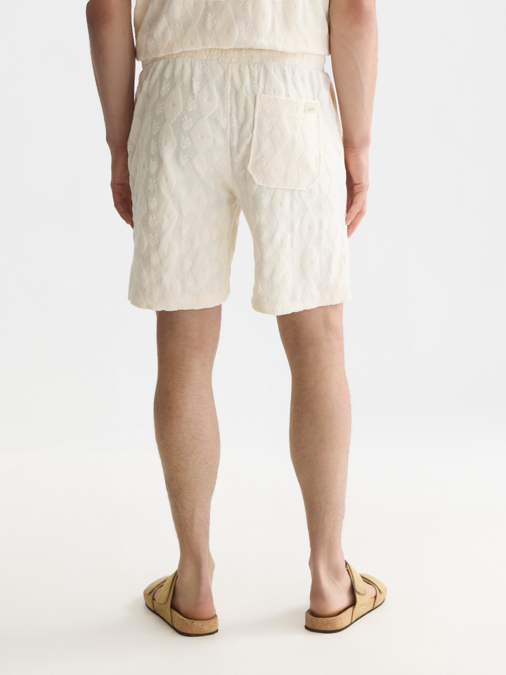 Fave Terry Jacquard Relaxed Bermuda Shorts