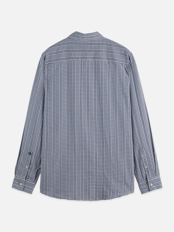 Microcheck Cotton Poplin Shirt
