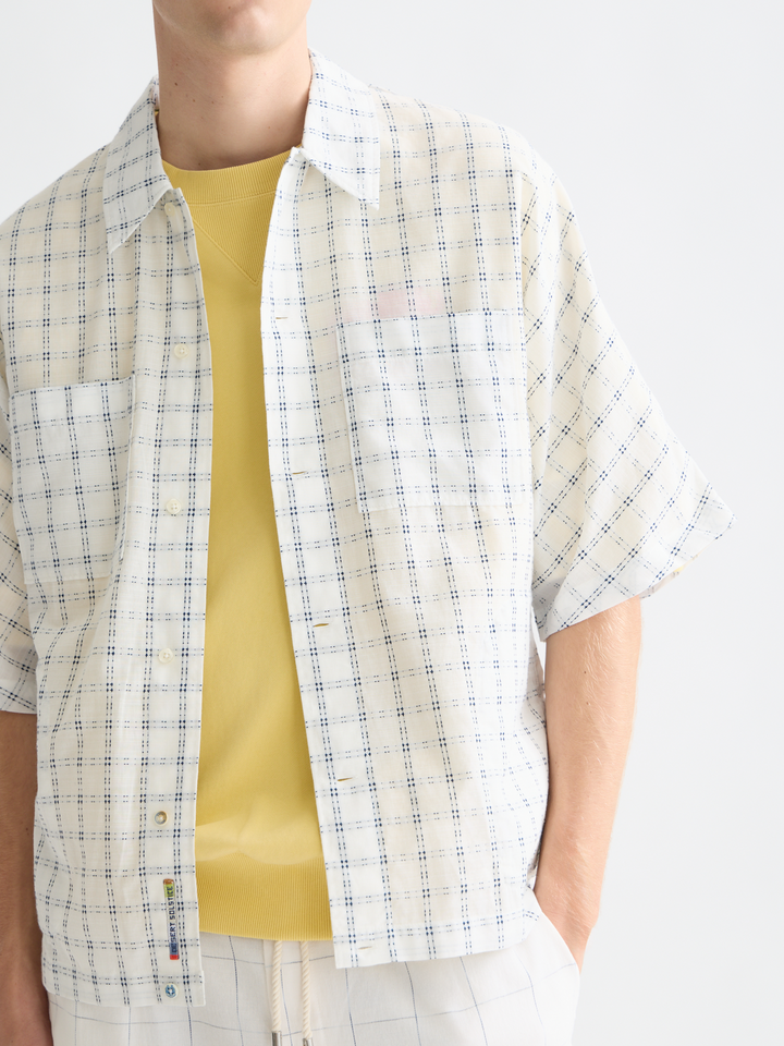Check Loose Short Sleeve Shirt