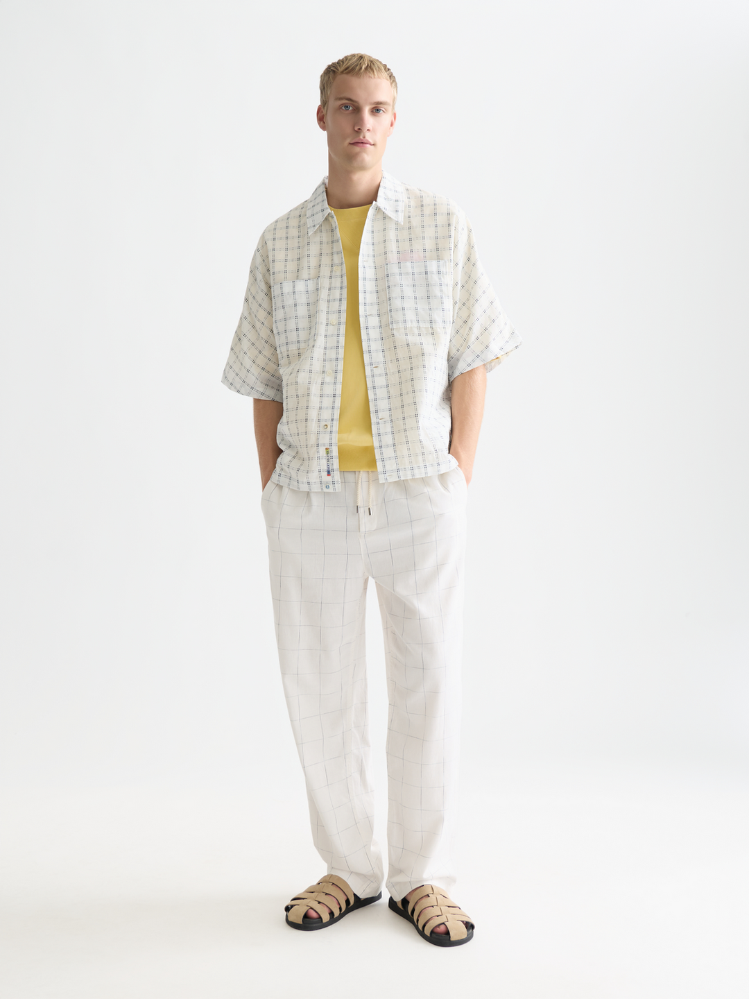 Check Loose Short Sleeve Shirt