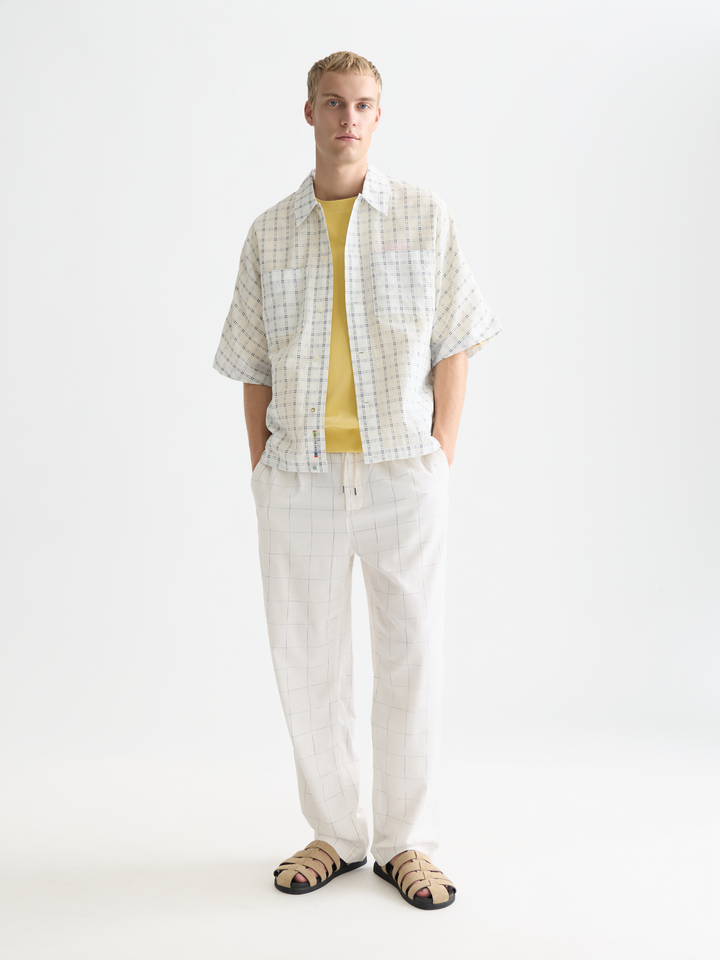 Check Loose Short Sleeve Shirt
