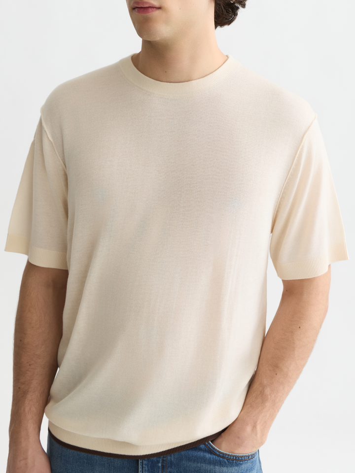 Knitted Relaxed T-Shirt