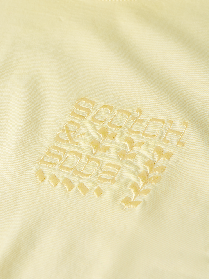Embroidered Artwork Relaxed T-Shirt