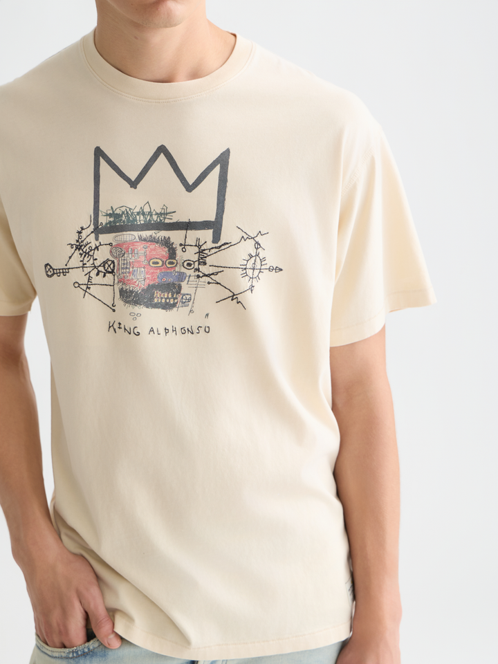 Scotch &amp; Soda X Basquiat Artwork Relaxed T-Shirt