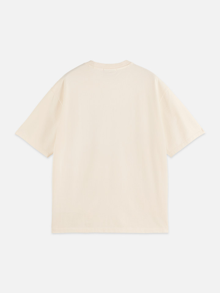 Cross-Stitched Artwork Loose T-Shirt