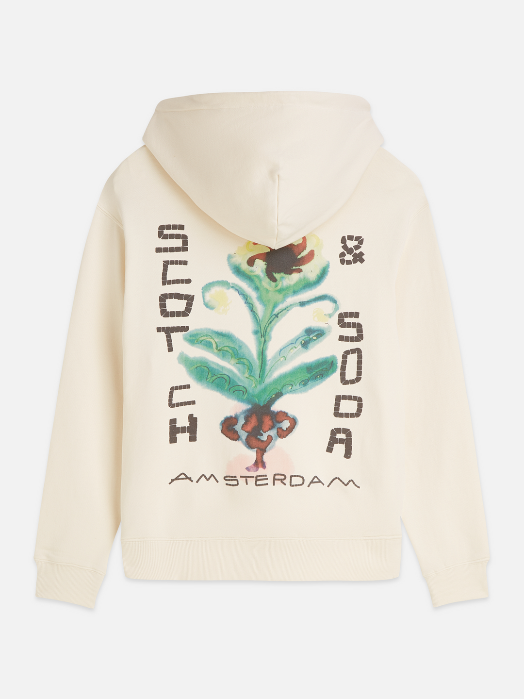Front and back artwork regularfit hoodie