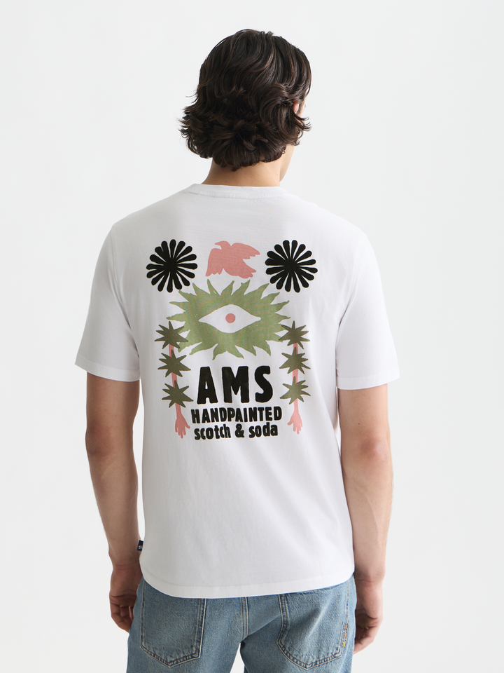 Front and back artwork regular-fit T-shirt