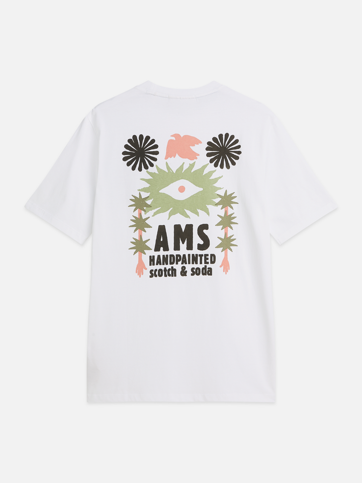 Front and back artwork regular-fit T-shirt