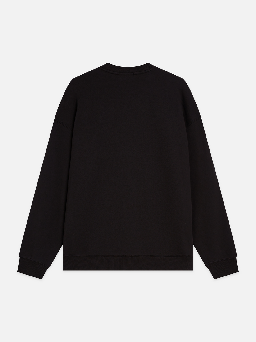 Placed embroidered artwork loose-fit sweatshirt