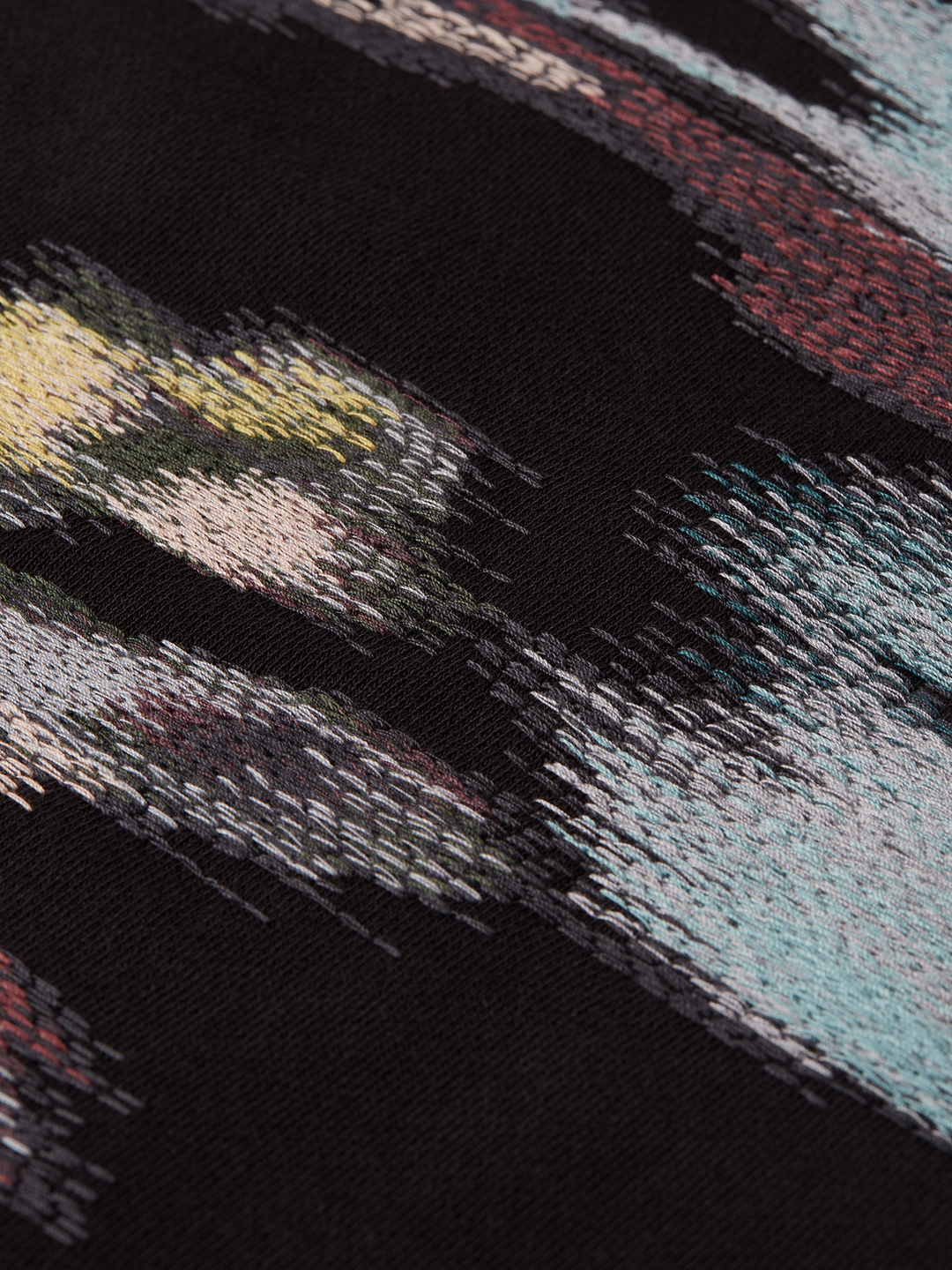 Placed embroidered artwork loose-fit sweatshirt