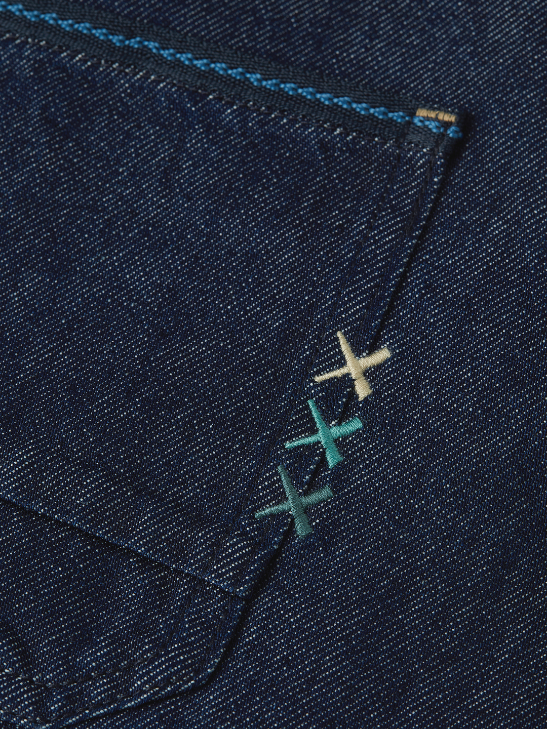 Denim workwear overshirt
