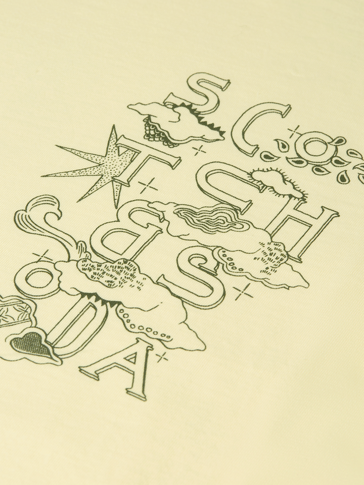 Left chest artwork regular-fit T-shirt