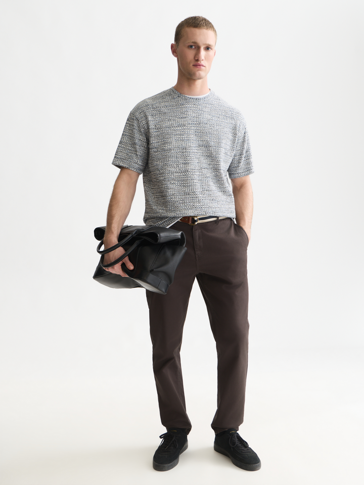 Jacquard relaxed-fit T-shirt