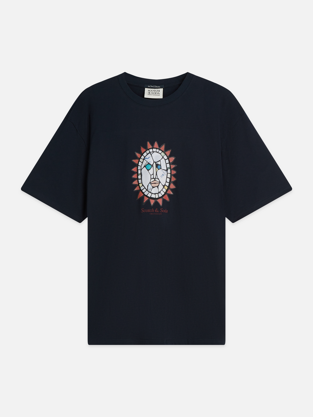 Front artwork relaxed-fit T-shirt