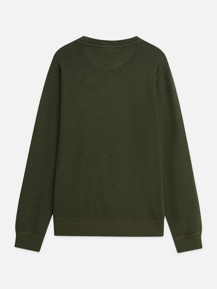 Garment-dye regular-fit sweatshirt