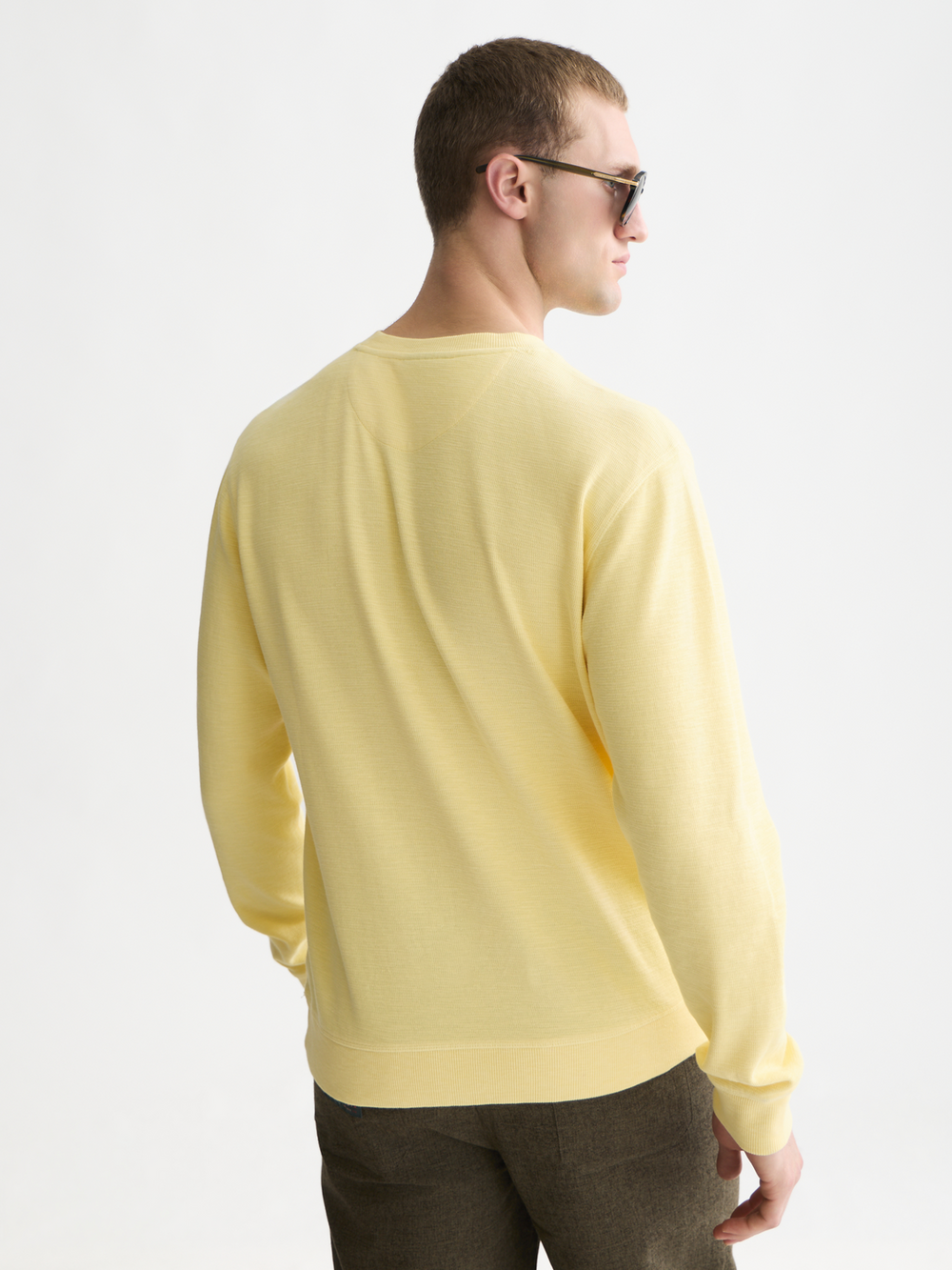 Garment-dye regular-fit sweatshirt