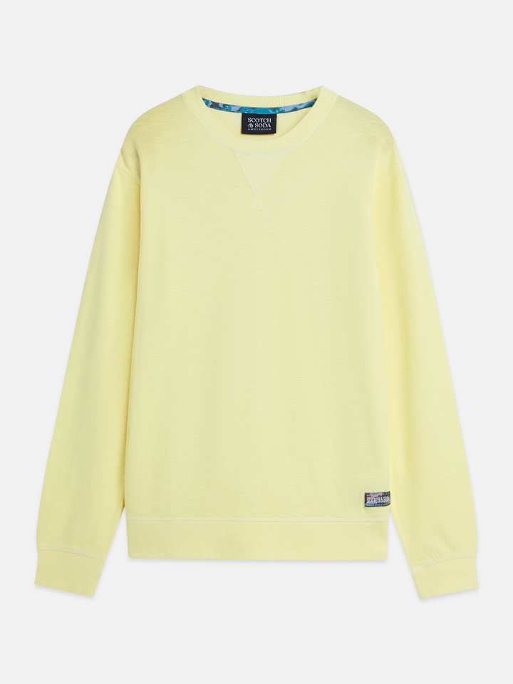 Garment-dye regular-fit sweatshirt