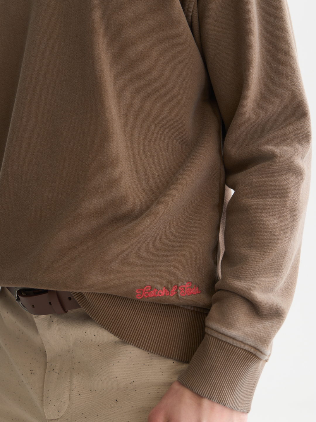 Washed relaxed-fit sweatshirt