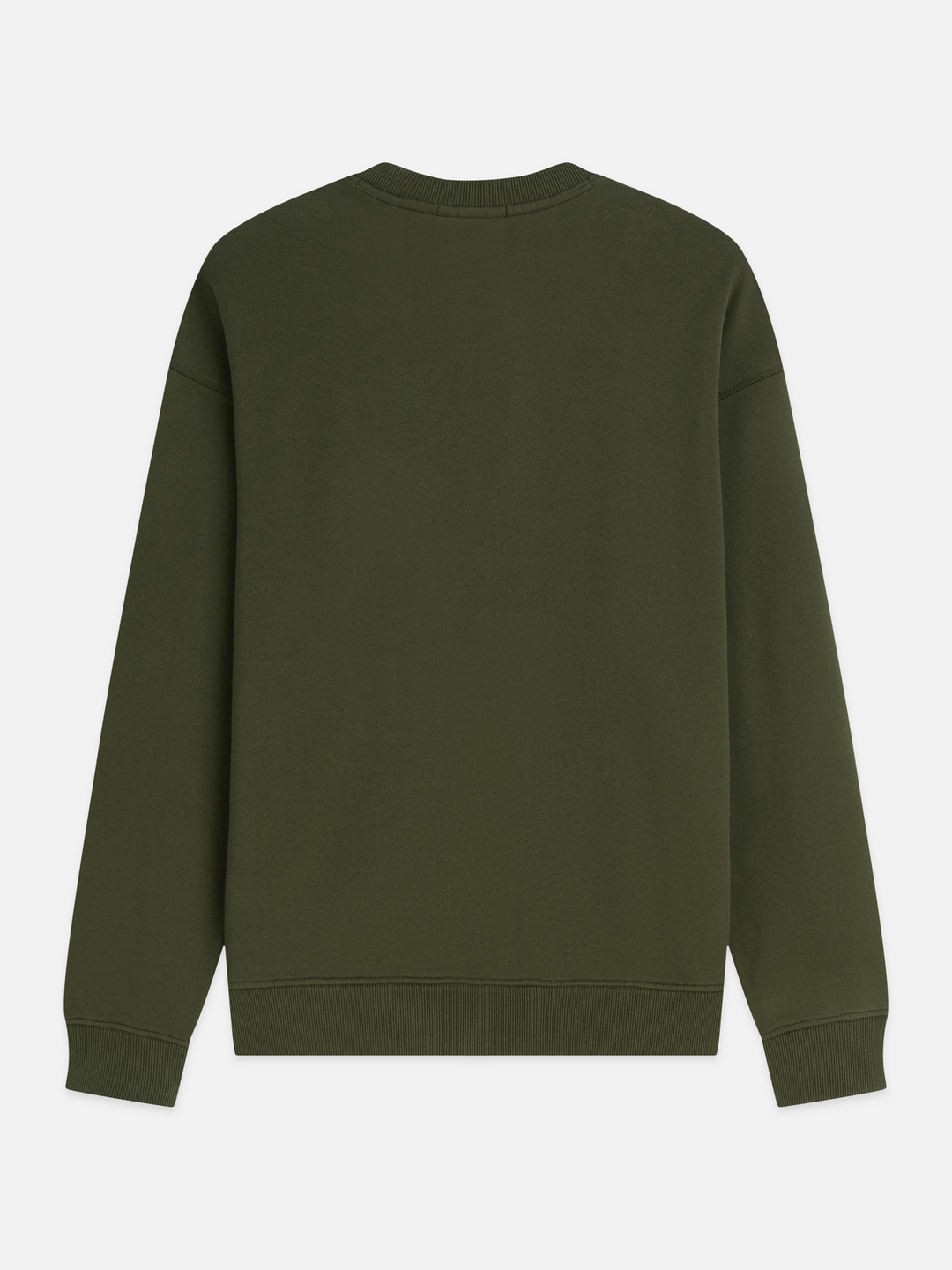 Front embroidered artwork relaxed-fit sweatshirt