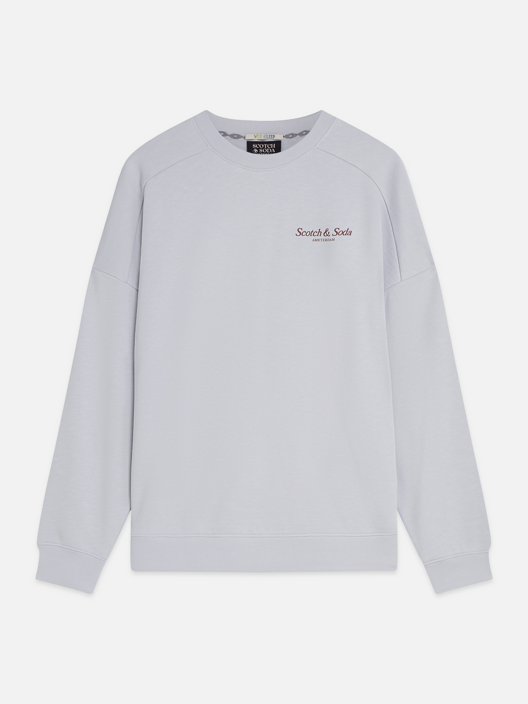 Front and back artwork relaxed-fit sweatshirt