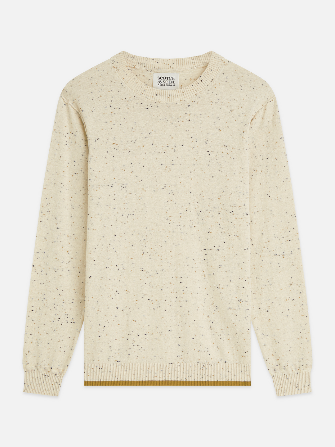 Neps wool-blend regular-fit pullover