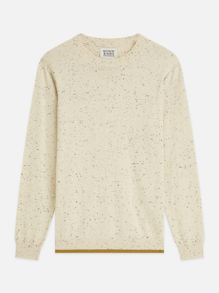 Neps wool-blend regular-fit pullover
