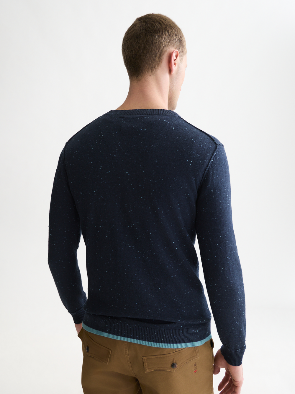 Neps wool-blend regular-fit pullover