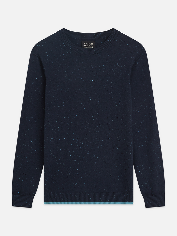 Neps wool-blend regular-fit pullover