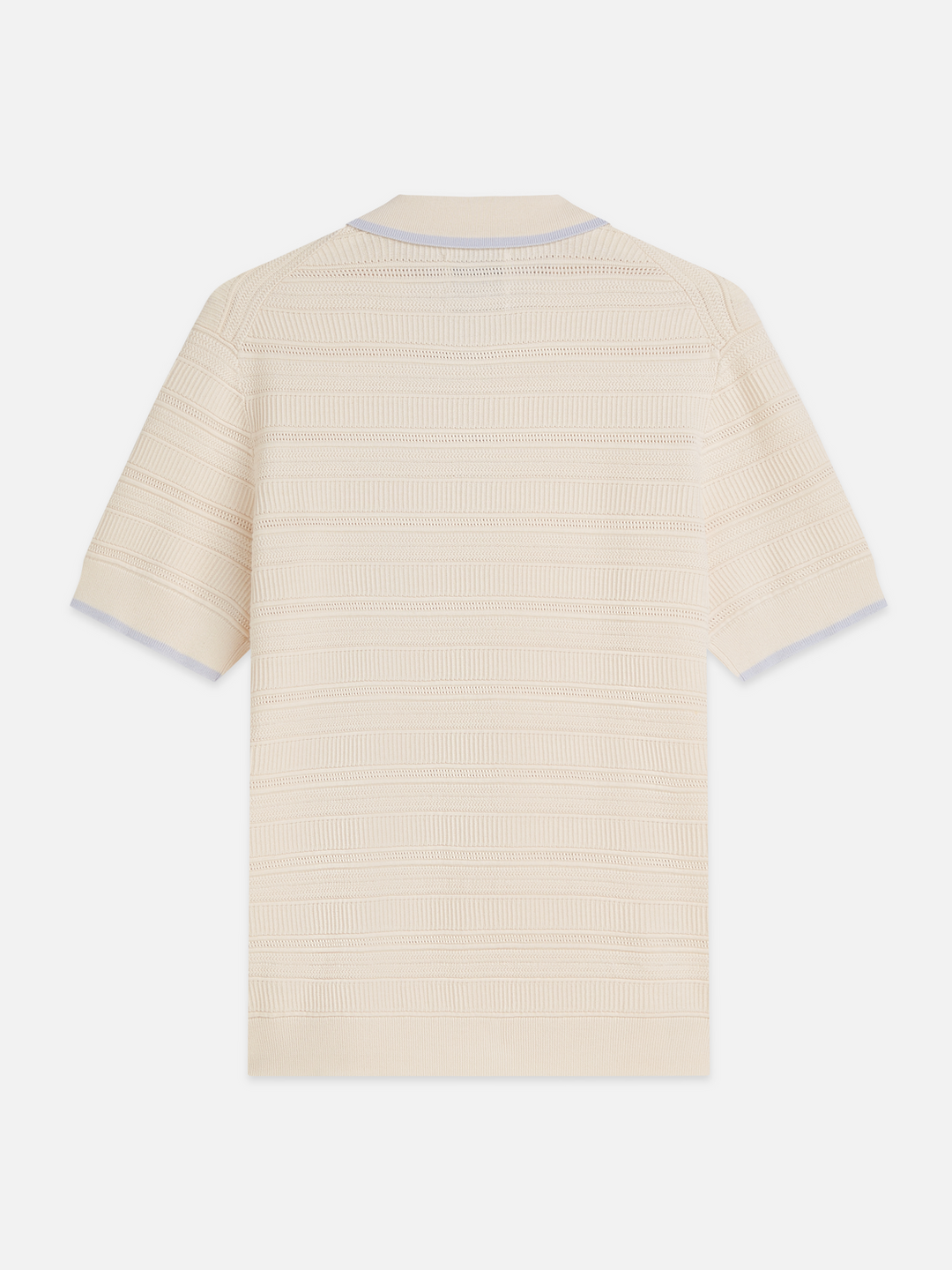 Structured knitted regular-fit polo